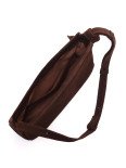 Жіноча замшева сумка "Рима" коричнева 