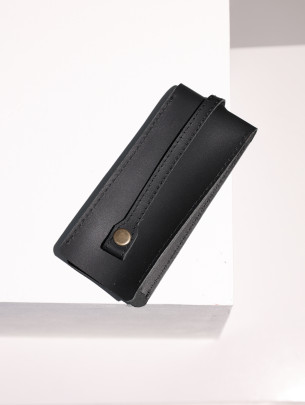 Шкіряна ключниця у класичному чорному Шкіряна ключниця у класичному чорному