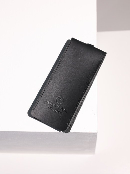 Шкіряна ключниця у класичному чорному Шкіряна ключниця у класичному чорному