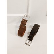Men's leather belts