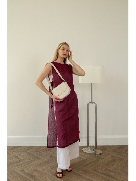 "Кіото" біла жіноча шкіряна сумка "Кіото" біла жіноча шкіряна сумка