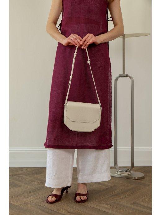 "Кіото" біла жіноча шкіряна сумка "Кіото" біла жіноча шкіряна сумка