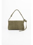 Women's suede bag "Rhyme" green Women's suede bag "Rhyme" green