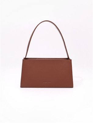 Жіноча шкіряна сумка "Турин" у лімітованому коньячному