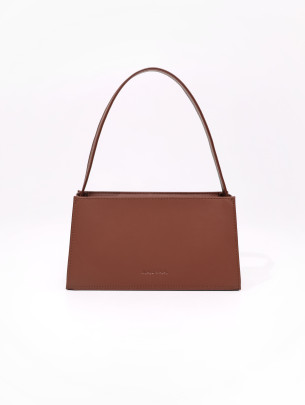 Жіноча шкіряна сумка "Турин" у лімітованому коньячному