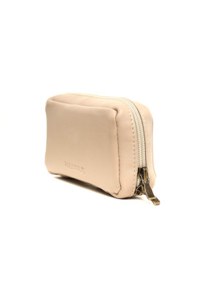 Шкіряний чохол для окулярів|органайзер у лімітованому молочному