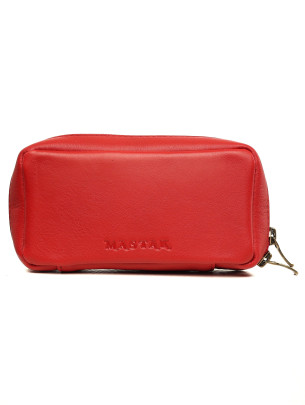 Шкіряний чохол для окулярів|органайзер у лімітованому червоному 