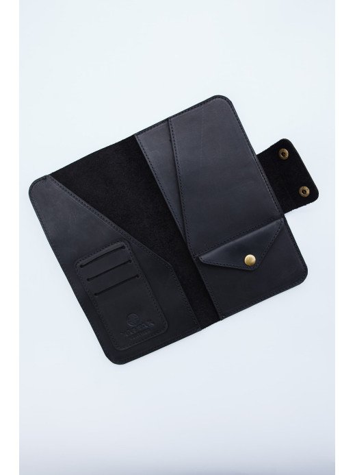 Шкіряний тревел-кейс у класичному чорному Шкіряний тревел-кейс у класичному чорному