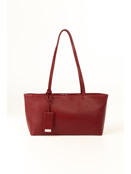 Жіноча сумка "Фрагмент" шкіряна темно-червона Жіноча сумка "Фрагмент" шкіряна темно-червона