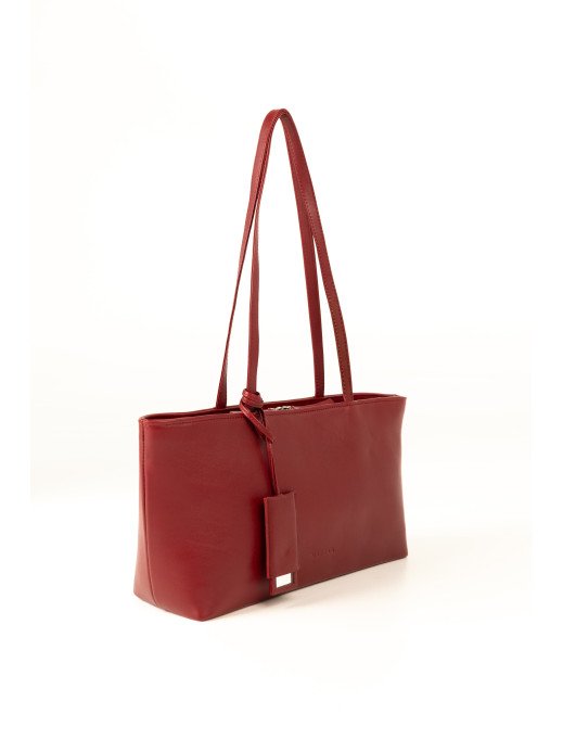 Жіноча сумка "Фрагмент" шкіряна темно-червона Жіноча сумка "Фрагмент" шкіряна темно-червона