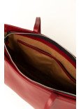 Жіноча сумка "Фрагмент" шкіряна темно-червона Жіноча сумка "Фрагмент" шкіряна темно-червона