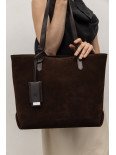 Жіночий шопер "Момент" замшевий коричневий Жіночий шопер "Момент" замшевий коричневий