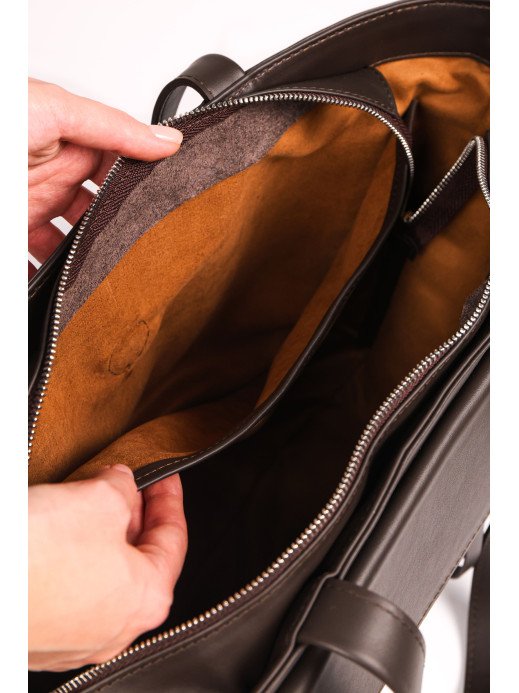 "Соло" коричнева шкіряна жіноча сумка "Соло" коричнева шкіряна жіноча сумка