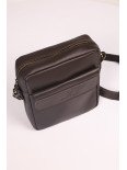 Чоловіча шкіряна сумка для документів у лімітованому коричневому