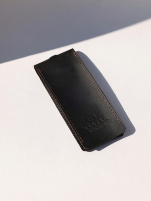 Шкіряна ключниця у вінтажному коричневому