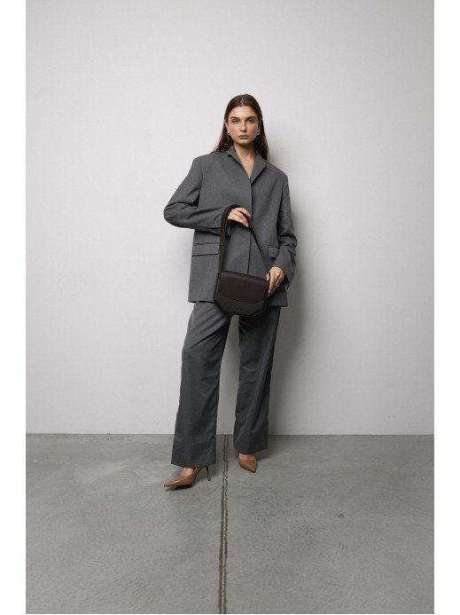 "Кіото" коричнева жіноча шкіряна сумка "Кіото" коричнева жіноча шкіряна сумка