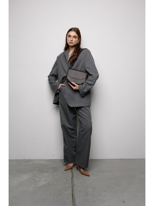 "Кіото" коричнева жіноча шкіряна сумка "Кіото" коричнева жіноча шкіряна сумка