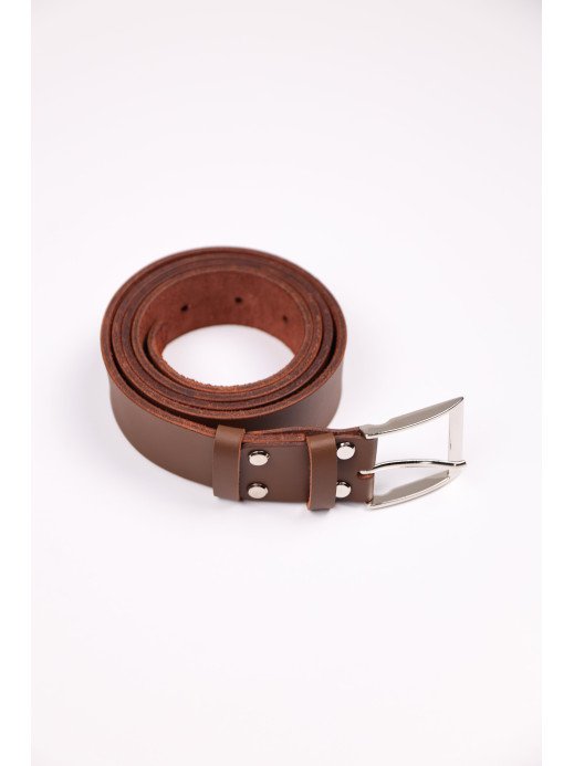 Коньячний чоловічий шкіряний ремінь Коньячний чоловічий шкіряний ремінь