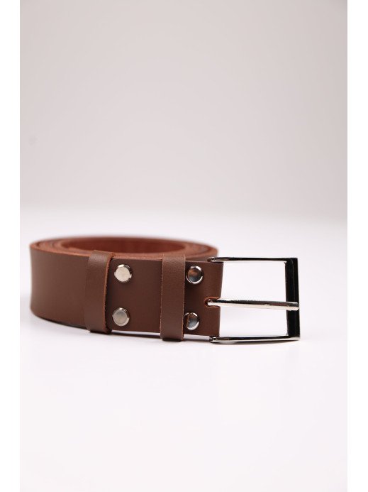 Коньячний чоловічий шкіряний ремінь Коньячний чоловічий шкіряний ремінь