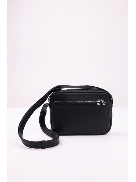 Чоловіча сумка "Ритм" формат S чорна шкіряна Чоловіча сумка "Ритм" формат S чорна шкіряна