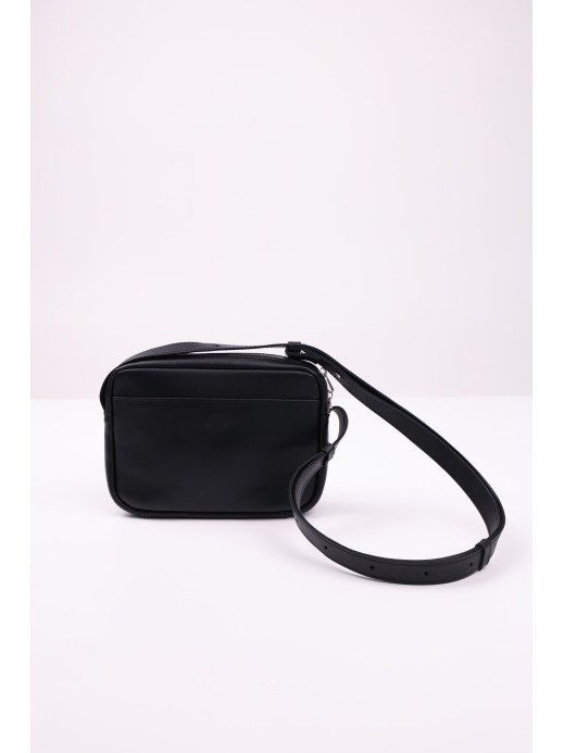 Чоловіча сумка "Ритм" формат S чорна шкіряна Чоловіча сумка "Ритм" формат S чорна шкіряна