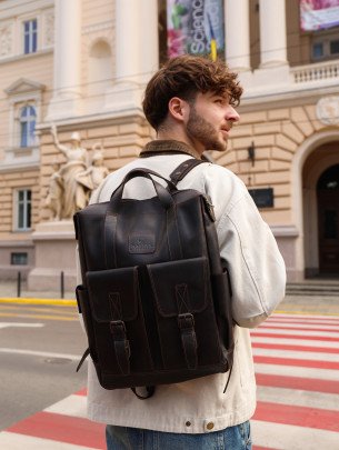 Шкіряні рюкзаки