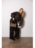 Women's suede bag "Rhyme" green Women's suede bag "Rhyme" green