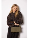 Women's suede bag "Rhyme" green Women's suede bag "Rhyme" green