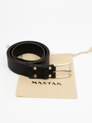 Чорний чоловічий шкіряний ремінь Чорний чоловічий шкіряний ремінь