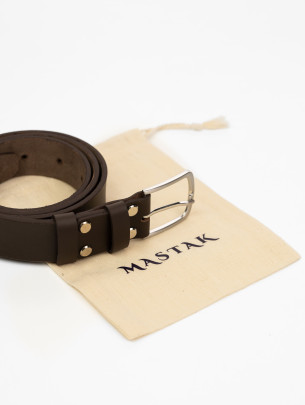 Коричневий чоловічий шкіряний ремінь лімітована колекція Коричневий чоловічий шкіряний ремінь лімітована колекція