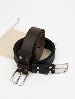 Набір чоловічих ременів "Daily Duo" Набір чоловічих ременів "Daily Duo"